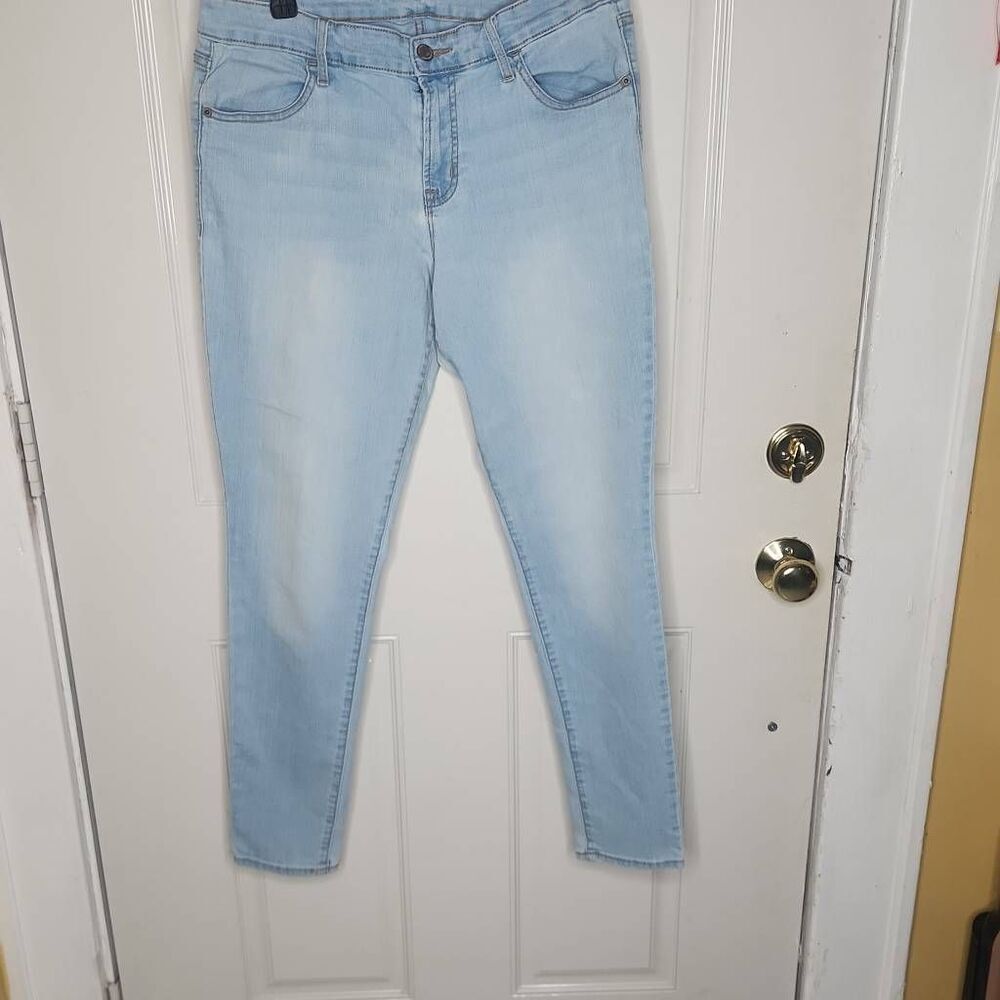 Old navy super skinny light wash jeans women's size 12